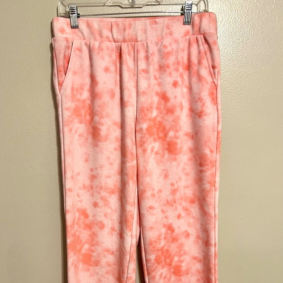 Pink TieDye Sweat Pants - Picture 1 of 5